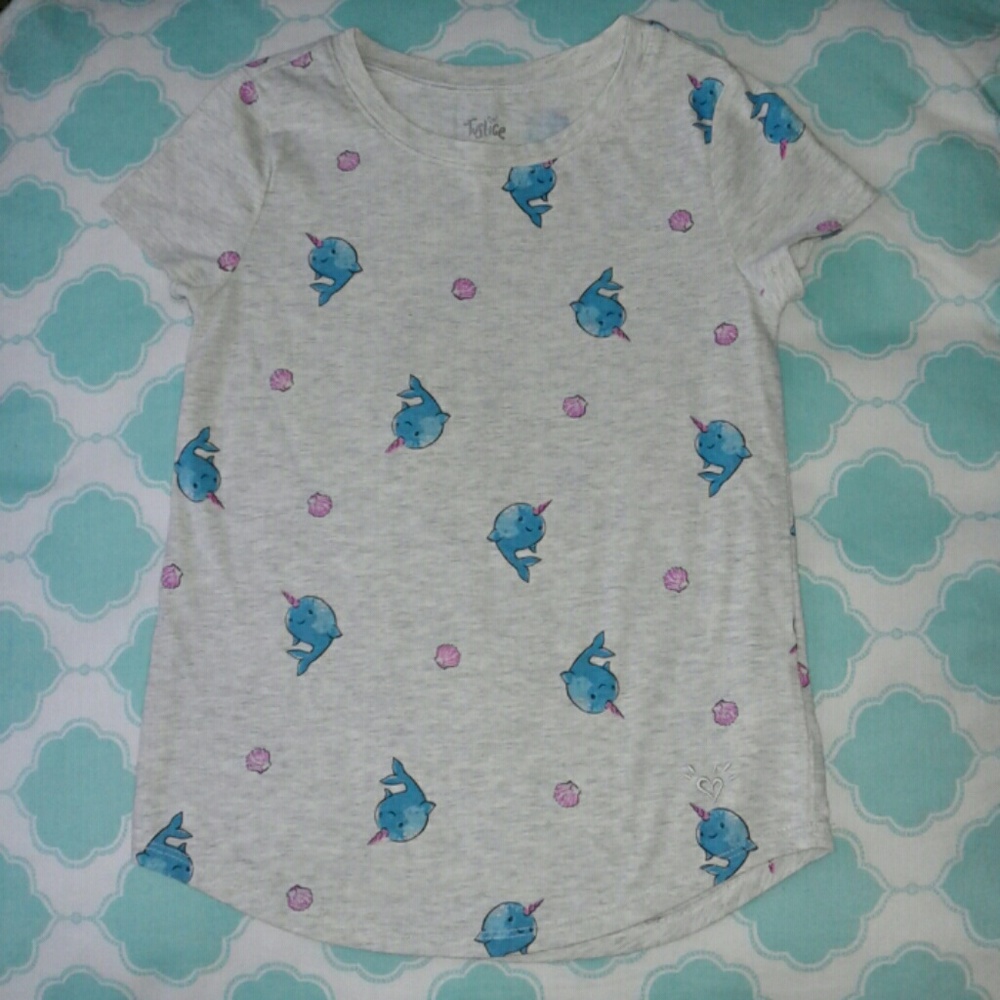 Justice Narwhal Tee